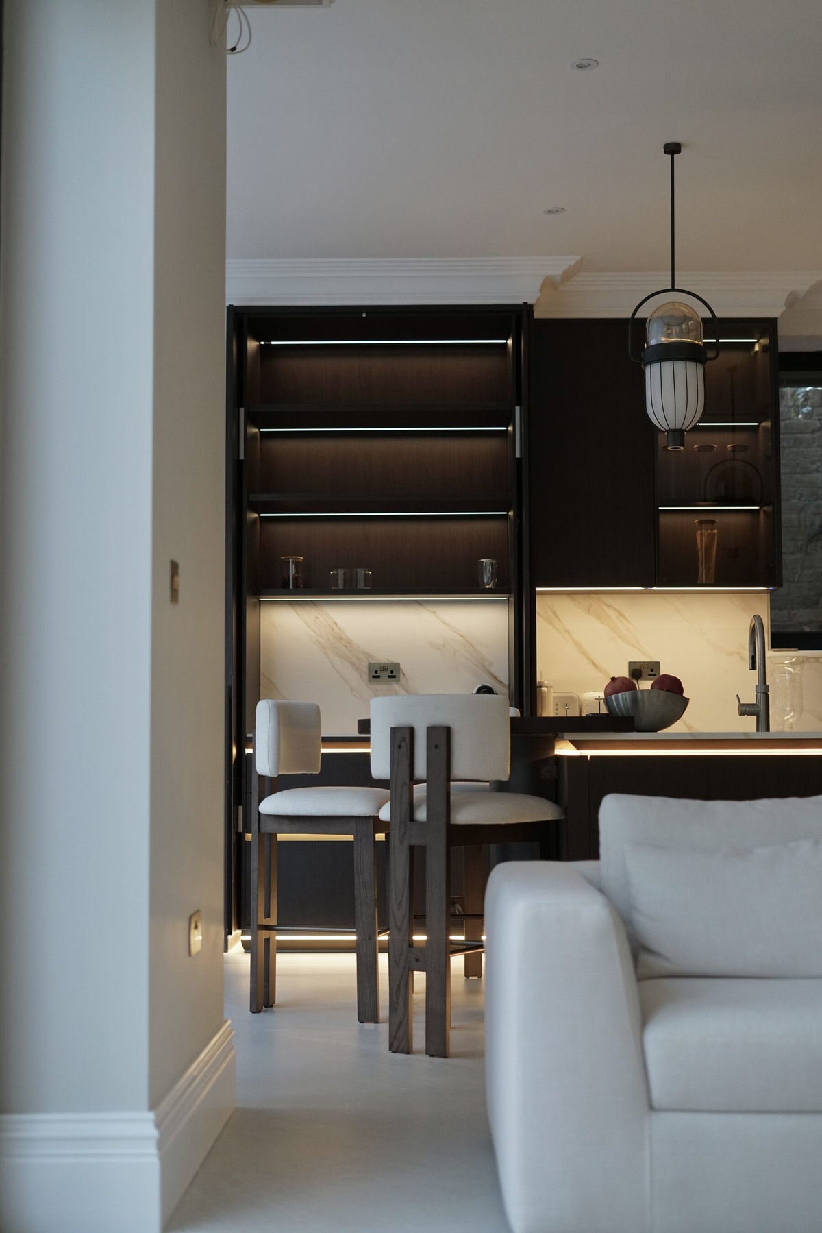 Bespoke residential interior sourced by Macalin