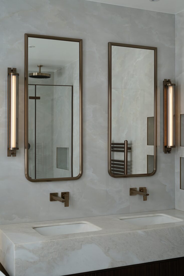 Bespoke bathrooms — vanities, showers and mirrors