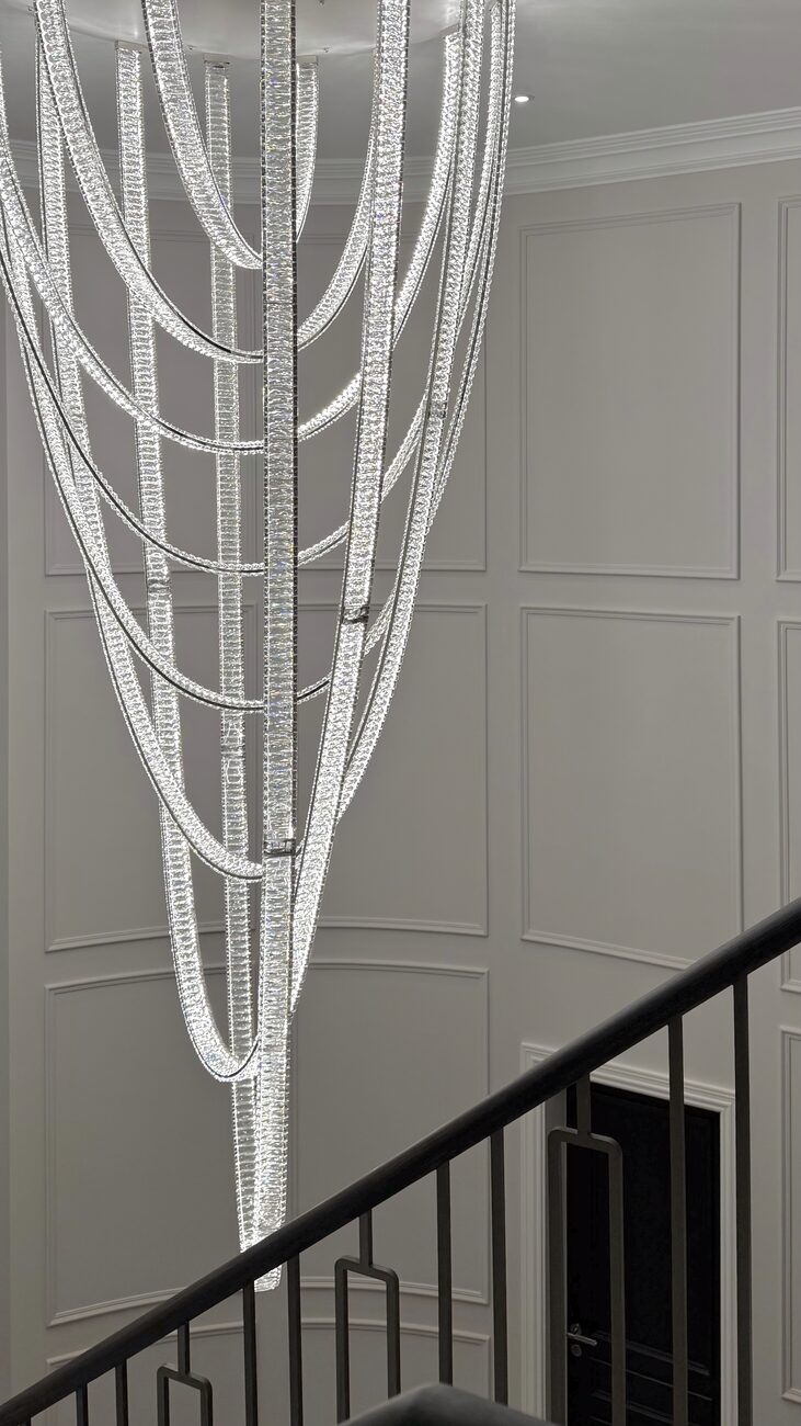 Cascade chandelier