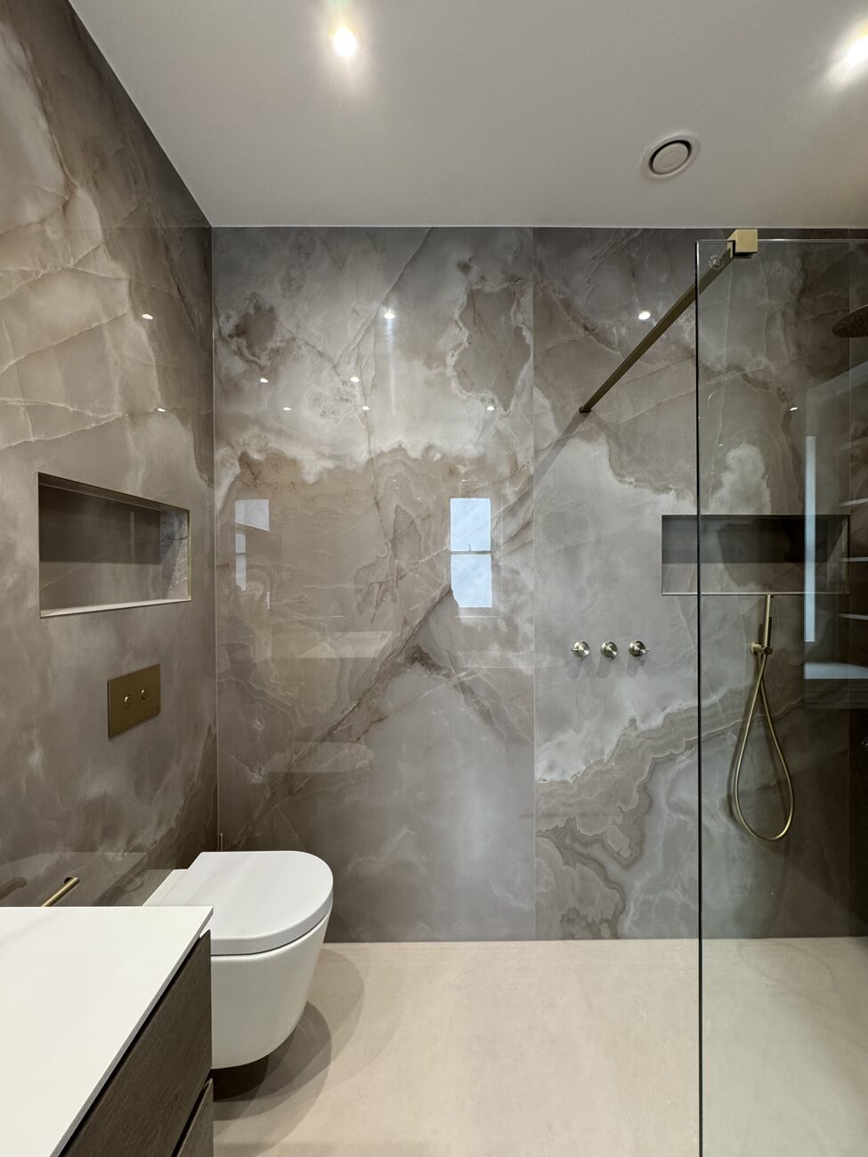 Marble walls