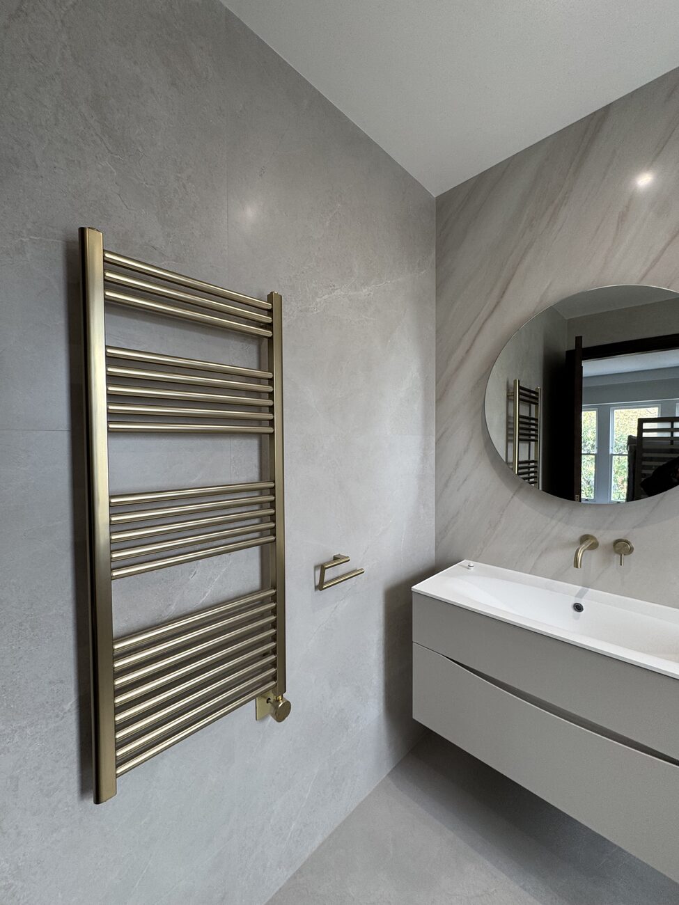 Marble wall & rail